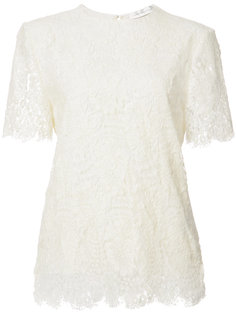 кружевная блузка с короткими рукавами Victoria Beckham