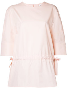 блузка с присборенной талией Jil Sander