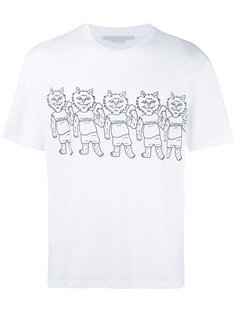 футболка с принтом кошек Stella McCartney