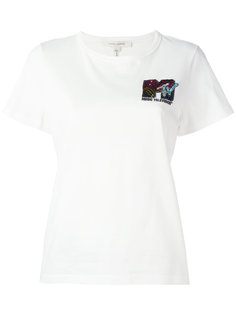 футболка с вышивкой MTV Marc Jacobs