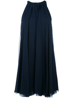 многослойное платье с плиссировкой Lanvin