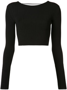 укороченный топ со шнуровкой на спине Cushnie Et Ochs