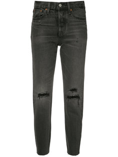 укороченные джинсы с рваными деталями Levis Levis®