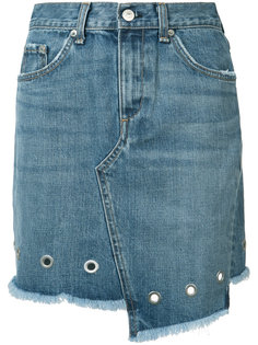 джинсовая юбка с люверсами Rag &amp; Bone /Jean