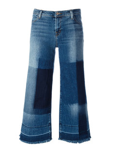 укороченные широкие джинсы  J Brand
