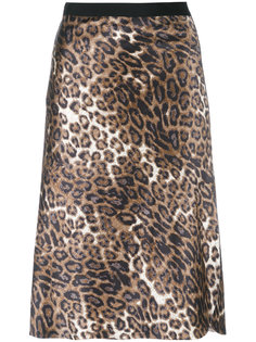 юбка с леопардовым принтом Nili Lotan
