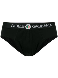 трусы с логотипом на резинке Dolce &amp; Gabbana Underwear