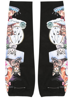 митенки с принтом котов Mm6 Maison Margiela