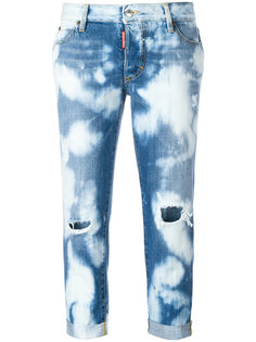 джинсы с выцветшим эффектом Glam Head Dsquared2