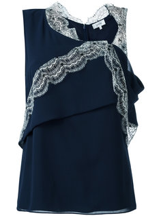 асимметричный топ без рукавов Carven