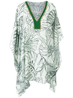 v neck printed kaftan Brigitte