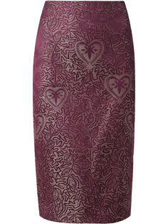 jacquard Judith pencil skirt Martha Medeiros