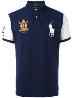 футболка-поло с заплатками Polo Ralph Lauren