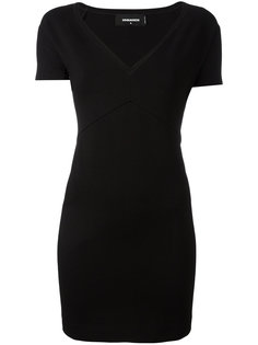платье мини с V-образным вырезом Dsquared2