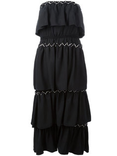 многослойное платье без бретелек Sonia Rykiel
