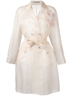 легкое пальто с поясом Ermanno Scervino