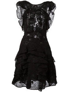 платье с рюшами Ermanno Scervino