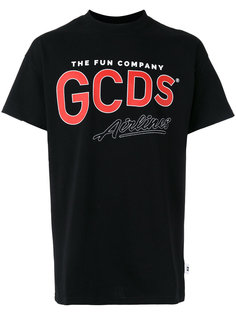 футболка с принтом Gcds