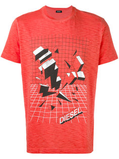 футболка с логотипом Diesel