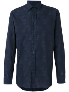 рубашка с вышивкой пейсли Etro