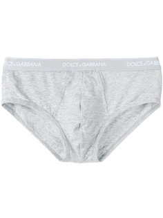 трусы с логотипом на поясе  Dolce &amp; Gabbana Underwear