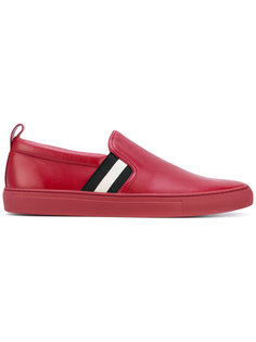 кеды-слипон с полосатыми панелями Bally