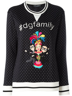 свитер с принтом Family Dolce &amp; Gabbana