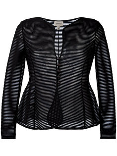 прозрачная расклешенная куртка Armani Collezioni