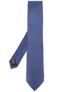 галстук с узором Ermenegildo Zegna