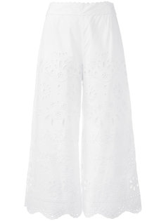 ажурные укороченные брюки  Red Valentino