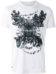 футболка с принтом тигра Adidas By Kolor