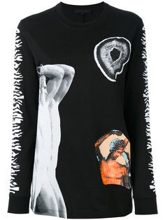 топ с принтом Proenza Schouler