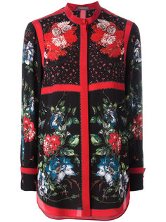 блузка с цветочным принтом  Alexander McQueen