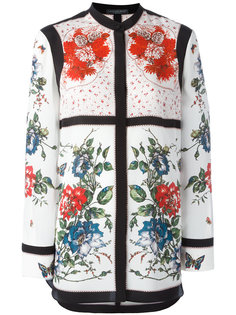 блузка с цветочным принтом Alexander McQueen