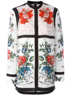 блузка с цветочным принтом Alexander McQueen