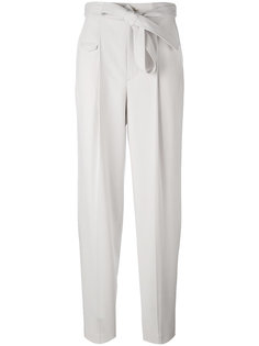 брюки свободного кроя с поясом Helmut Lang