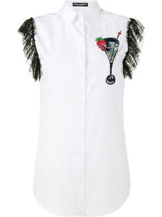 рубашка с вышивкой Dolce &amp; Gabbana