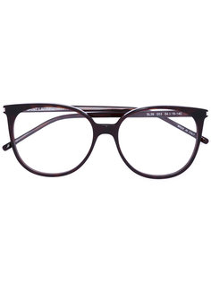 очки в круглой оправе Saint Laurent Eyewear