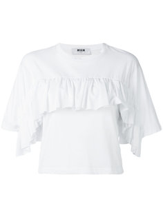 топ с оборками MSGM