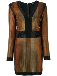 декорированное приталенное платье Balmain