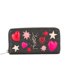 кошелек Monogram на молнии Saint Laurent