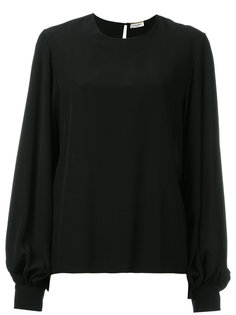 блузка с рукавами епископа Saint Laurent