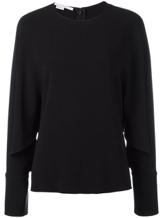 блузка с драпированными рукавами Stella McCartney