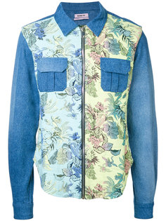 джинсовая рубашка с цветочным мотивом Marna Ro