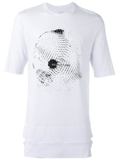 футболка с принтом диско шара Helmut Lang