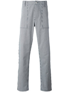брюки в полоску Maison Kitsuné