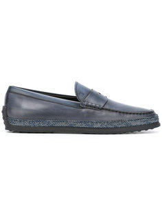 пенни-лоферы с плетеной подошвой Tods Tod`S