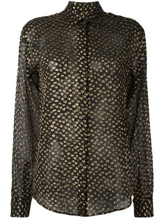 декорированная рубашка Saint Laurent