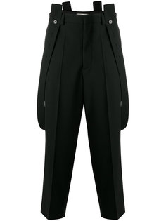 брюки с подтяжками Marni