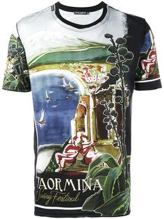 футболка с принтом Taormina  Dolce &amp; Gabbana